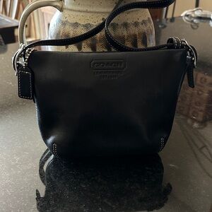 Coach Black Leather Bag